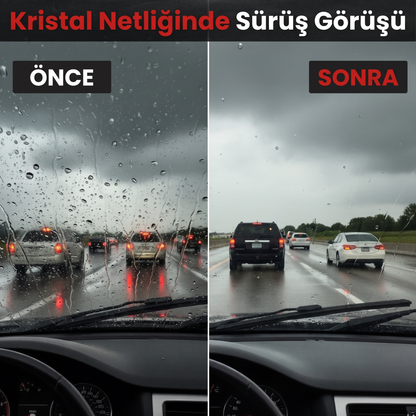 VizyonShıeld - Yağmur kaydırıcı ve Buğu önleyici cam temizleyici